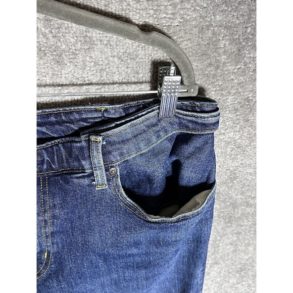 Lands End Square Rigger Comfort Waist Traditional Fit Jeans Mens Size 35x28 Blue - Picture 8 of 14